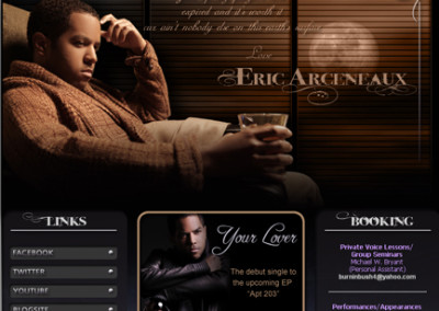 Eric Arceneaux Myspace Page Design