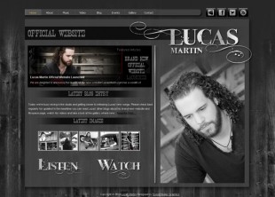 Lucas Martin Wordpress Site Design