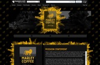 Marley Coffee Myspace Design